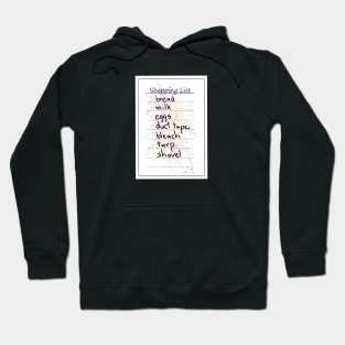 Killer Shopping List Hoodie